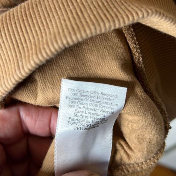 Everlane The ReTrack Hoodie Cocoa Tiger Stripe XS - Picture 6 of 11